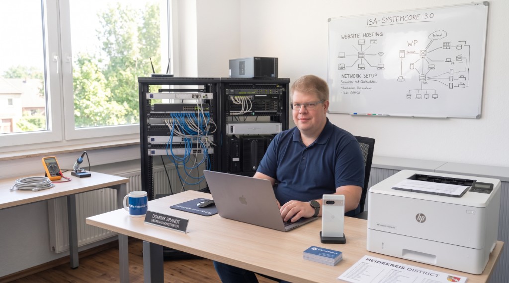 Dominik Brandt, Ihr Systemadministrator – persönlich vor Ort im Heidekreis